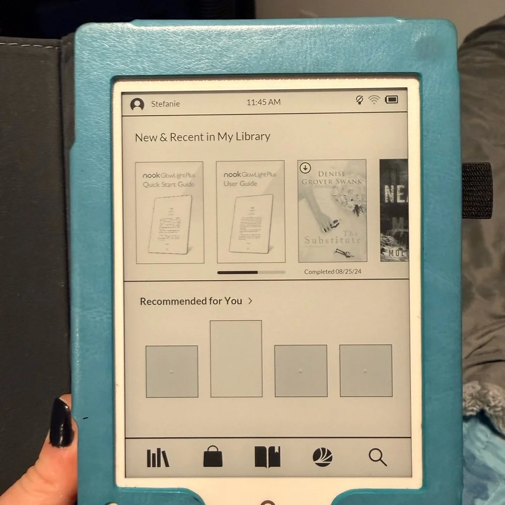 Barnes & Noble Nook GlowLight Plus with Metallic Brown Finish